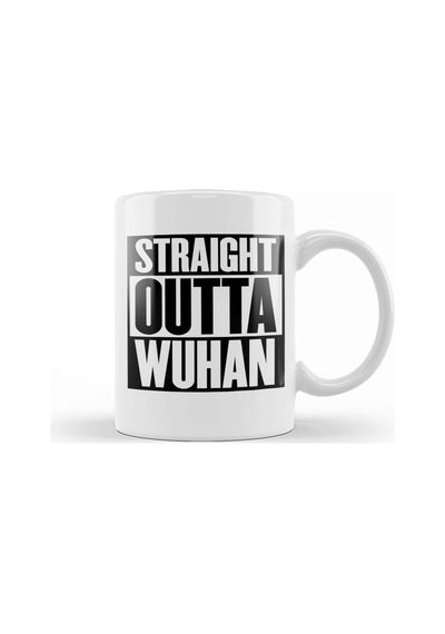 Straight Outta Wuhan Kupa Bardak Porselen Karışık