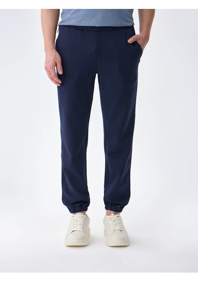 Isaora Gıza Cotton Jogger Erkek Navy Sweat Pant Isr5402 Lacivert