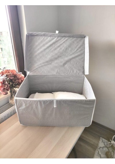 Neptün Life 5 Adet - Kapaklı Çok Amaçlı Çamaşır-Saklama-Düzenleme Vb Hurç, Kutu 50X40X30 - Maxi Kut