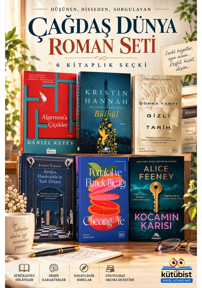 6 Kitaplık Çağdaş Dünya Romanları Seti Gizem, Psikolojik Kurgu, Dram Ve Edebiyat Seçkisi
