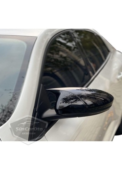ŞüsCarOto Renault Megane 4 2016 Sonrası Batman Yarasa Ayna Kapağı Piano Black ABS Plastik (00)