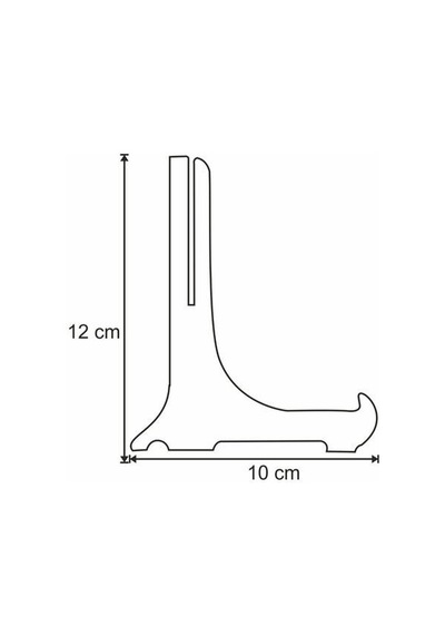 Plastik 12 Cm Teşhir Ayağı No:2 İnce