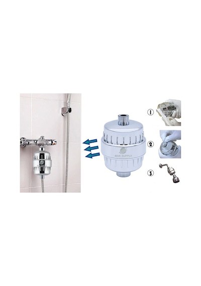 Mak Supply Duş Arıtma Filtresi Krom