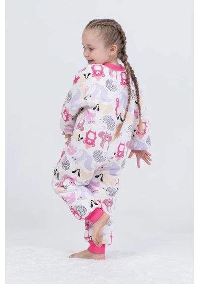 Miniğimin Cicileri Sincap Ve Kirpi Kız Çocuk Elyaf Dolgulu 2.5 Tog Desenli Uyku Tulumu- Pembe Pembe-46339 Miniğimin Cicileri Sincap Ve Kirpi Kız Çocuk Elyaf Dolgulu 2.5 Tog Desenli Uyku Tulumu- Pembe Pembe-46339