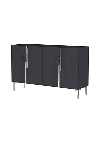 Ka1208as Meyra120 Konsol, Kahve Köşesi Ve Tv Sehpası Antrasit-sılver 120cm Antrasit-sılver Ka1208as Meyra120 Konsol, Kahve Köşesi Ve Tv Sehpası Antrasit-sılver 120cm Antrasit-sılver