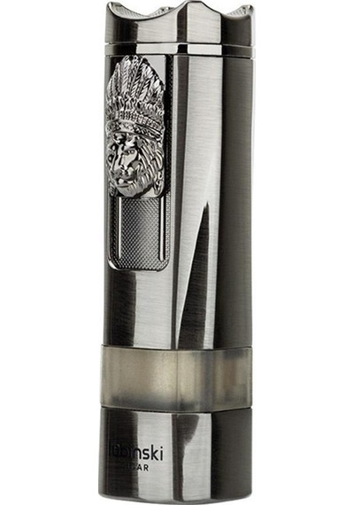 Lubinski Lion Sehpalı Delicili Tek Torch Puro Çakmağı Gunmetal
