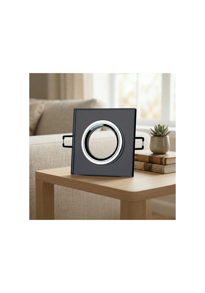 1 Adet Noas Yl65 1630 Hades Kare Cam Spot Kasası Gu10 Duy Çok Renkli