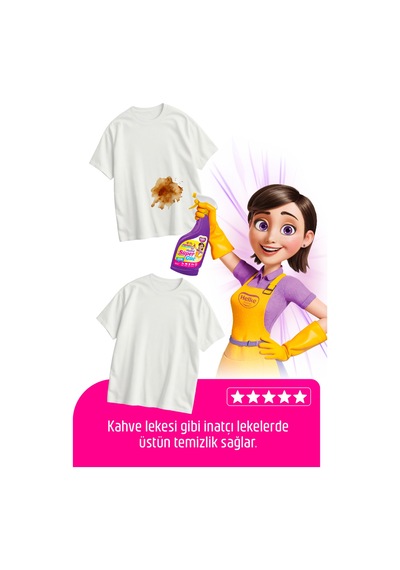 2'li Helke Süper Güç Etkili Leke Çıkarıcı Sprey 750ml
