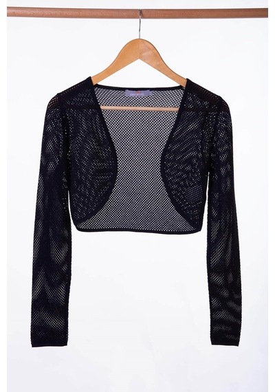 Peraluna Siyah File Bolero