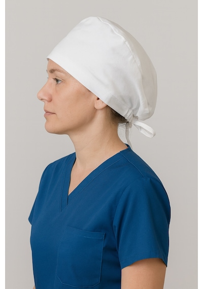 Beyaz Hemşire Aşçı Cerrahi Bone Hastane Bonesi Bandana Model 189 (298802614)