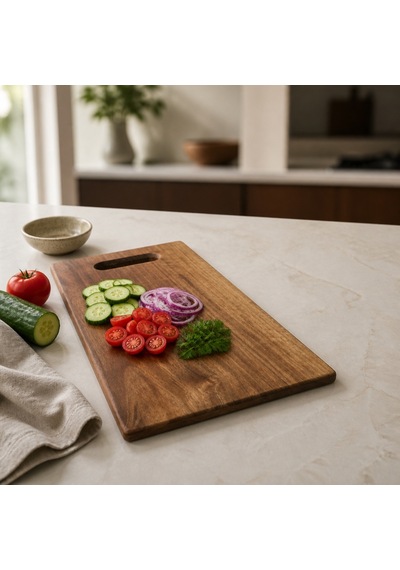 Hıcowood Doğal Ceviz El Yapımı Sunum-Kesme Tahtası -Lazerle İsim/Söz Yazılır
