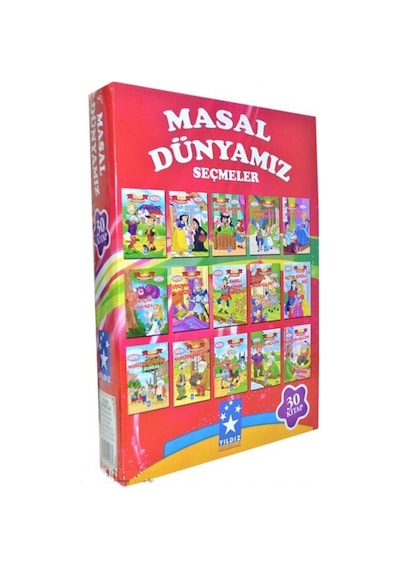 Yıldız 1. Sınıf Masal Dünyamız Seçmeler 30 Kitap