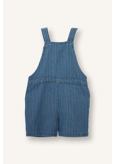 Defacto Erkek Bebek Çizgili Jean Tulum H5357a526hsnm28 Mavi-nm28