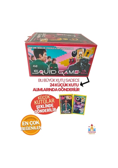 2025 Karakter Kartları - Squid Game 2. Sezon 10 Mini Kutu 60 Kart - 20 Sticker