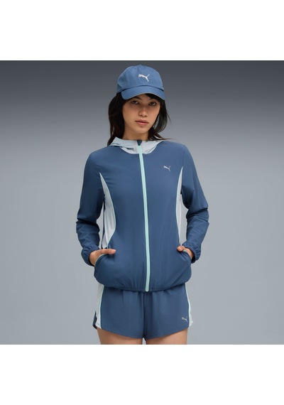 Puma Velocıty Kadın Dokuma Koşu Ceketi 526584 80 Mavi