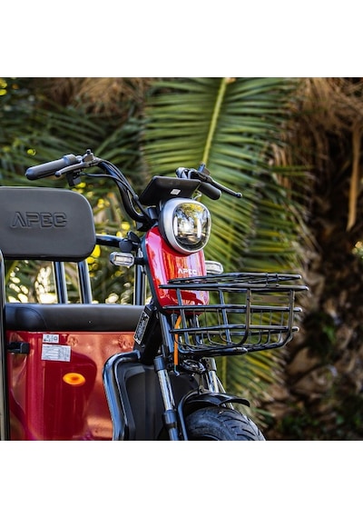 Apec Apm5 Elektrikli Moped Kırmızı
