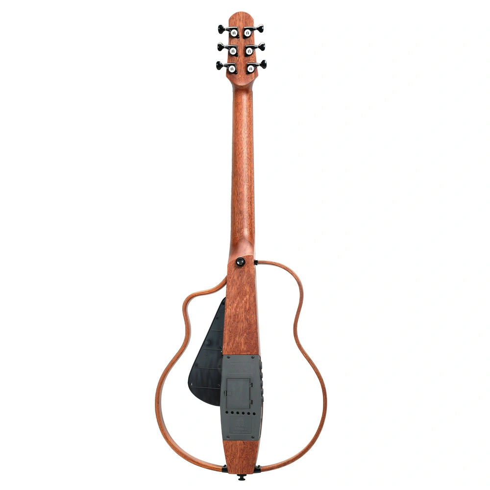 Natasha Nbsg-s Silent Smart Maun Elektro Akustik Gitar Kahverengi