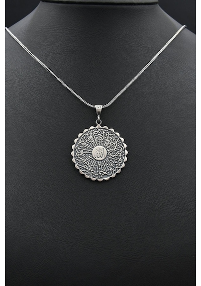 925 Ayar Gümüş Kolye Zincir İhlas Suresi