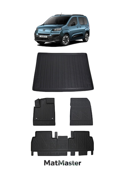 Fiat Doblo 2026 Model 5d Premium Ekstra Havuzlu Paspas Ve Bagaj Havuzu Set