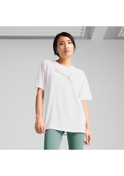Puma Evostrıpe Relaxed Tee Kadın T-shirt Beyaz
