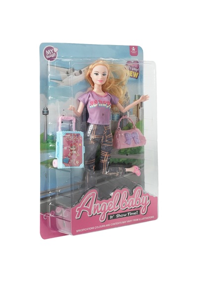 Bıgtree Angelbaby Seyahat Bebekleri Seri2 Hs Happy Yazılı Tişörtl