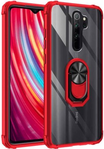 Xiaomi Redmi Note 8 Pro Kılıf Mola Kenar Yüzük Kısımları Renkli