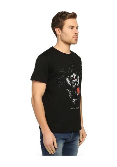 Bant Giyim - Death Note Elma Sever Ryuk Siyah Erkek Tişört