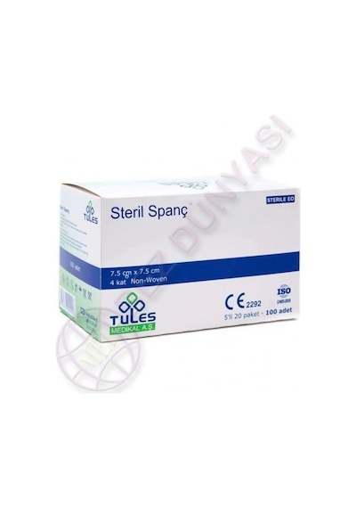 TULES SPANC 7,5*7,50 100*5 PAKET