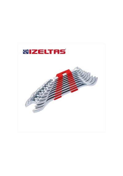İzeltaş 0330 Kombine Anahtar Takımı Uzun Boy 8li