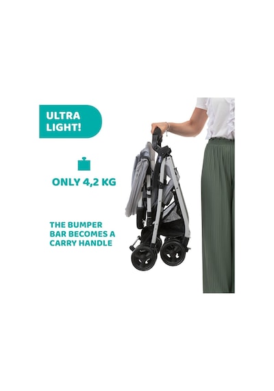 Chicco Ohlala 3 Stroller Bebek Arabası Grey Mist