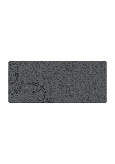 Gaming Mouse Pad Xxl Büyük Oyuncu Pad Gri River Gray, 90x40 Cm