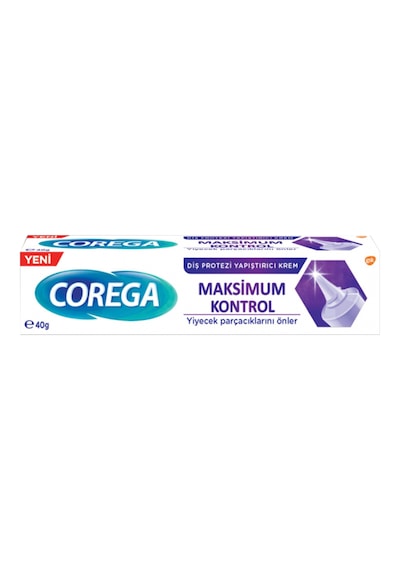 Corega Maximum Kontrol Diş Protezi Yapıştırıcı Krem 40 G