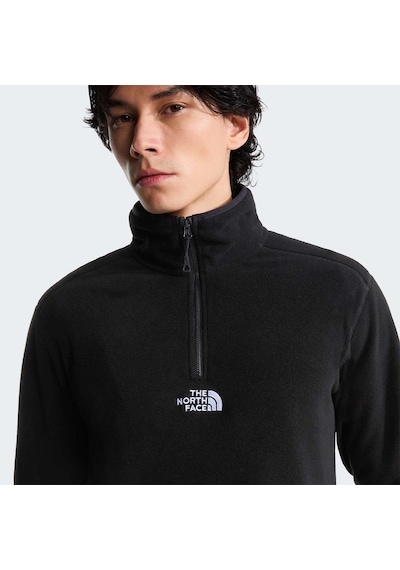 The North Face M Glacier 1/4 Zip Erkek Sweatshirt Nf0a8hrwjk31 SIYAH
