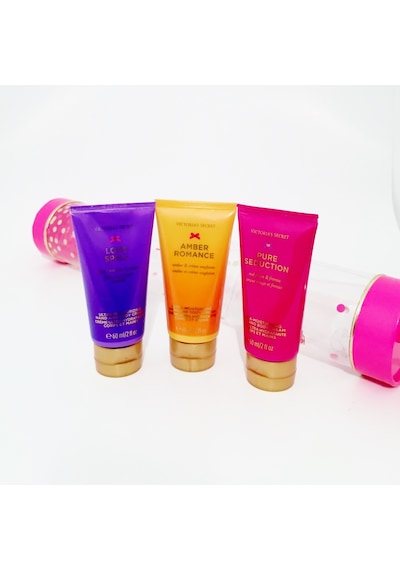 Victoria's Secret El ve Vücut Kremi Amber Romance 60 ML + Pure Seduction 60 ML + Love Spell 60 ML
