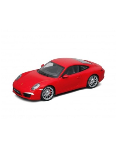 Welly 1:18 Porsche 911 991 Carrera S Kırmızı Model Araba
