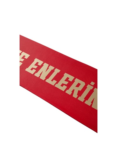 Galatasaray İlklerin Ve Enlerin Takımı Şal Atkı Uv Kutu Kırmızı