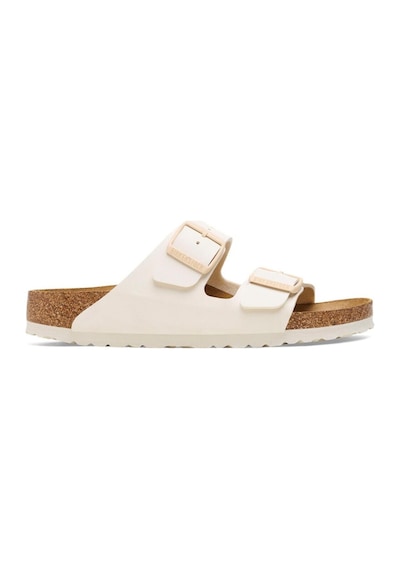 Birkenstock Arizona Bf Saffiano Kadın Ekru Terlik Eggshell