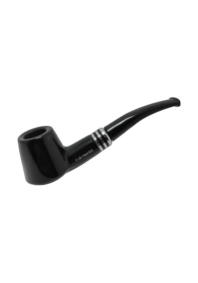 Falconetti Siyah Parlak Sandalwood Ahşap Pipo Rc98