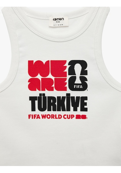 Koton Dünya Kupası 2026 Türkiye Baskılı Bisiklet Yaka Kolsuz Pamuklu Lisanslı Tişört Ekru 7wkg30009ak Koton Dünya Kupası 2026 Türkiye Baskılı Bisiklet Yaka Kolsuz Pamuklu Lisanslı Tişört Ekru 7wkg30009ak