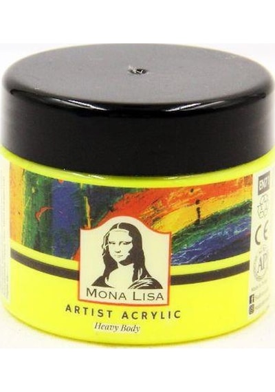 Akrilik Boya 125 Ml Renk Seçenekli 1 Adet Monalisa 125 Ml Akrilik Boya 1 Adet Yellow