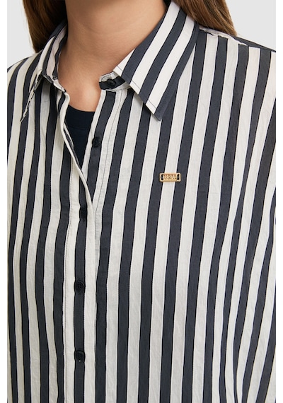 U.s. Polo Assn. Kadın Lacivert Gömlek Desenli 50324736-vr033