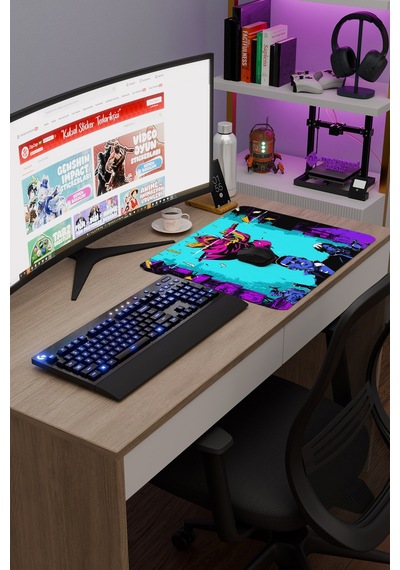 Kat Ana Zero Kaymaz Dikişli Kauçuk Oyuncu Mousepad V1 - 48x40 Xl Gaming Mouse Pad Fare Altlığı