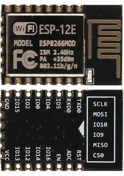Esp-12e Wifi Modülü 2.4ghz Kablosuz Haberleşme Kartı Akıllı Ev Iot Uygulama Modülü