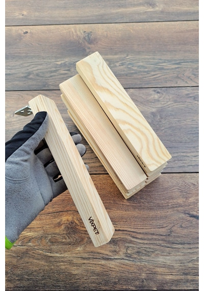 Vixpet Pine Ahşap Güvercin Tüneği 20 cm | 20 Adet | Bekar Tüneği | Ahşap Tünek | Dinlenme Tüneği