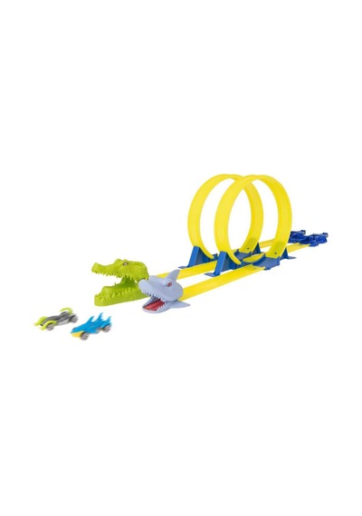 Teamsterz Beast Machines Turbo City Swamp Attack Yarış Pisti - Standart