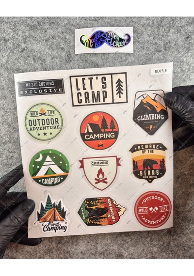 Bdls5 Küçük Boy 10lu Sticker Seti