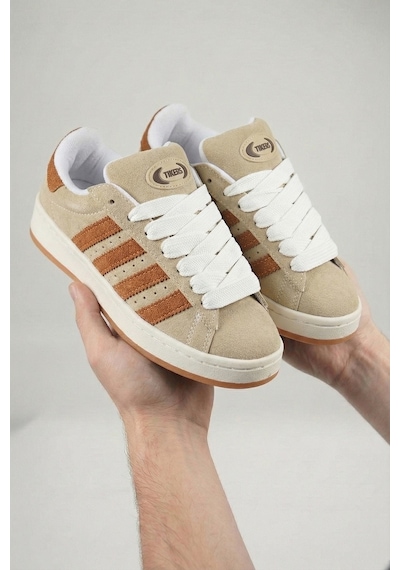 Twigs Tw Tonny White Cmps Unisex Bağcıklı Ortopedik Spor Sneaker Ayakkabı Bej-kahverengi Çizgi Twigs Tw Tonny White Cmps Unisex Bağcıklı Ortopedik Spor Sneaker Ayakkabı Bej-kahverengi Çizgi