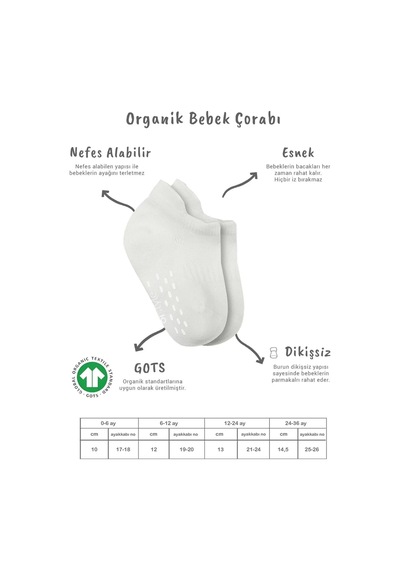 2'li Sneakers Kaymaz Basic Penye Çorap Bs20103 Ekru Ekru Renkli Çok Renkli