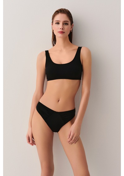 Suwen Pileli Bikini Alt Sbn26395012 Siyah