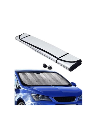 Northcity Isı Ve Uv Koruyucu Oto Ön Cam Güneşlik - Dacia Duster, Peugeot 3008, Skoda Superb, Nissan Qashqai